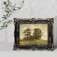 Fenteer European Style Picture Frame 5x7 Carved Oil Painting Frame Tabletop and