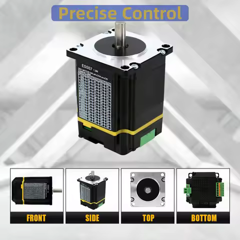 Nema 23 Integrated Motor 36v DC Engines ESS57 1.5Nm 2Nm 2.5Nm 3Nm 4.2A Nema23 Close Loop Stepping Mo