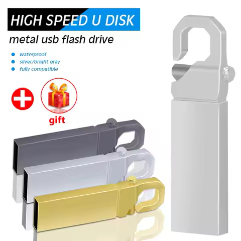 HP USB 2.0 Metal USB Flash Drive 32GB 64GB 128GB 16GB Pen Drive Creative Personality Car Music Gift 