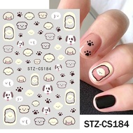 DOGGY KITTY Nail Art STICKERS with CUTE character motifs STZ CS184 229 230