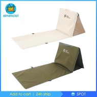 [Almencla1] Beach Floor Chair Foldable Chair Compact Chair Practical Folding Cushion Seat Beach Lounger for Sporting Events Travel Picnic