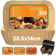 Kertas pembakar untuk penggoreng udara panas Ninja Dual Zone AF300EU AF400EU 110 keping Kertas pemba