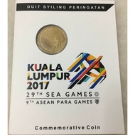 pingat medal Malaysia Nordic Gold Coin Card duit syiling 1 ringgit 2017 29th Sea Games Kuala Lumpur