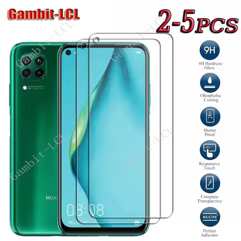 9H HD Original Tempered Glass For Huawei P40 lite 6.4" HuaweiP40lite Nova 7i 6 SE Nova7i Screen Prot