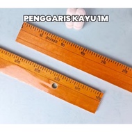 1 meter wooden ruler 1 meter straight wooden ruler/ sewing needs sewing tools