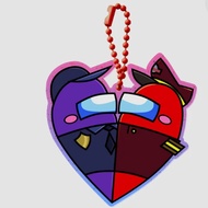 Mixed berries / Camtain Among Us Keychain