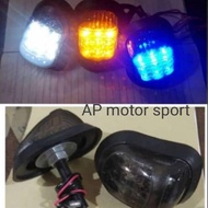 Turn Signal Paste Frog Cent Paste Convex 1set (2 Pieces)