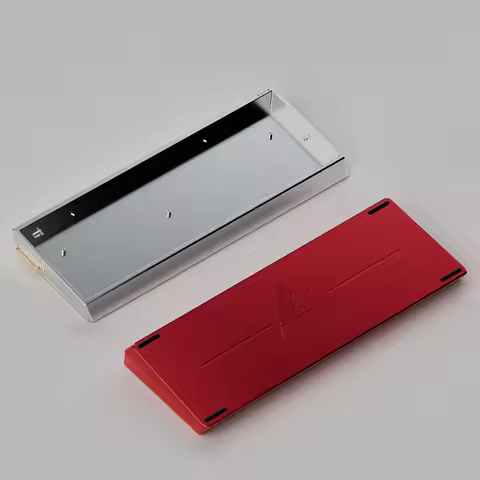 MT60he Anodized Aluminum Magnetic Keyboard Case For Wooting60 HE Hall Effect PCB 60 Layout Rakka60 G