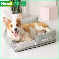 [HATELI] (S-XL) Large Pet Cat Dog Bed 4 Colors Warm Cozy Dog House Soft Fleece Nest Dog Kennel