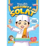 Buku Mudahnya solat Amani (solat perempuan) Luqman (solat lelaki) buku berwarna