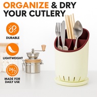 Cultery Holder Drainer Rack Spoon Fork Container Storage Box Cutlery Knife Chopsticks Spatula Rice L