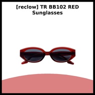 [reclow] TR BB102 RED Sunglasses / Korean Sunglasses / Glossy Red Frame / 100% Genuine by reclow