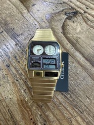 全新 Citizen  ANA-DIGI-TEMP Digital Analog Temperature 星晨JG2101-78E JG2103-72X JG2105-93E 人氣復古Retro 懷舊