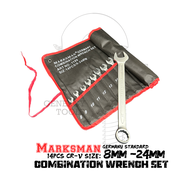 [Genergy Trading] Marksman Common Ring Spanner Set 8-24mm (14 Pieces)/ COM RING SPANNER SET