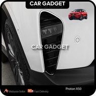 Proton X50 Fog Lamp Chrome Lining Front Fog Light Lamp Cover Trim Fit For X50 (2020-2024) Car Accces
