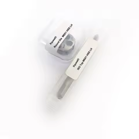 HSS Left Metal Thread Set of Taps and Dies M6 M6X1 M6X0.75 Right Straight Flute Threads Tap Round Di