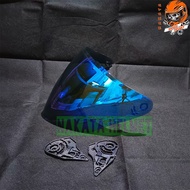 RUNSHOP_ ALV ULTRON helmet visor | Visor helmet alv ultron PRO clear black smoke rainbow silver