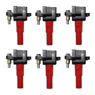 6Pcs Ignition Coils For Subaru Legacy III Outback 3.0L Tribeca B9 3.6L 22433-AA411 22433-AA441 22433