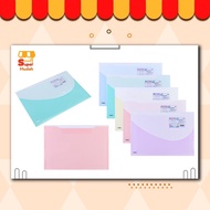 Deli A4 File Folder Beg Dokumen Folder Mesyuarat Pejabat Sekolah Beg Penyimpanan