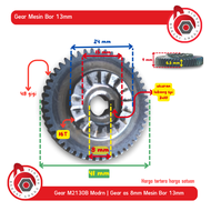 Gear Modern M2130B Gear bor 13mm | Gear Gigi Nanas modern M 2130B mesin Bor 13mm