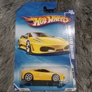 Hot Wheels Ferrari F430 Challenge Yellow 2010