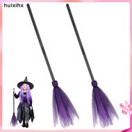 Party Witch Spooky Cosplay Favor Brooms for Kids Costume Halloween Decorations Accessories  huixihx