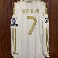 11 12เรอัลมาดริด Ronaldo Kaka Kaus Sepak Bola Retro Benzema