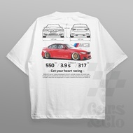 Cars and Clo - Regular Fit White - Bmw F80 M3 Rims Gold Blueprint T-shirt