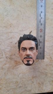 Tony Stark 鋼鐵人 頭雕 1/6 比例
