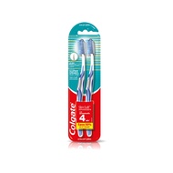 แปรงสีฟัน คอลเกต คุณภาพสูง  2 ด้าม แพ็คคู่ twin Colgate tooth brush Premium Grade  Optic White Slim 