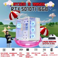 BONMECOM2 ครบเซ็ตพร้อมจอ / CPU AMD AM5 RYZEN 9 9950X / RTX 5070 TI  16GB / Case เลือกได้