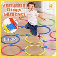10PCS Hopscotch Jumping Ring Circle Toy Set Kids Leaping Ability Training Sensory Toy Children Toy