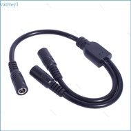 VAT1 DC5521 Y Splitter Power Cable 5 5mmx2 1mm 1 Female to 2 Male for LED Lights Power Extension Cab