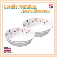 Corelle Premium Dandy Blossoms Large Noodle Bowl 4p Set/Corelle USA /Salad Bowl/Ramen Bowl/ramen bowl ceramic/Vitrelle/ Flower Dinnerware/Vintage Corelle