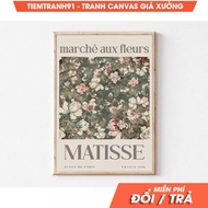Wall painting, Henri Matisse, Flower Market Poster, Matisse Goldfish, comes with hanging nails, prin