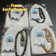 Best Selling!! By Hajj, Umrah, Cap Velvet+33Rd tasbih And ciput+First Efast tasbih