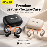 AWEI OWS T82 Pro Open Ear Bluetooth 6.0 Earbuds IPX6 Sport Wireless Earphones Ear Hook Deep Bass App