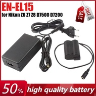 EN-EL15 Dummy Battery for Nikon Z7 Z8 D7500 D7200 D7000 D7100 D750 D780 D800 D810 D850 EP-5B with AC