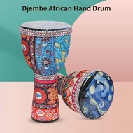 LY Hand D8 Inch PVC Portable Djembe Dcarbon Fiber Ultra-Light Tuning-Free Percussion