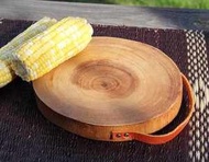 煮角 - 木砧板連皮手帶,不連樹皮 (小)