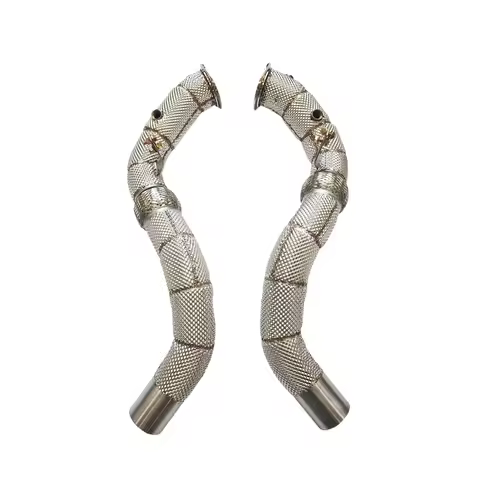Heatshield Downpipe For BMW 550i 650i 750i X5 X6 N63 2012+ Downpipe