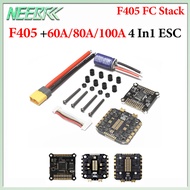 NEEBRC F4 F405 FC Stack Flight Controller 3-6S 8S 60A 80A 100A Brushless 4 in 1 ESC For for RC FPV R