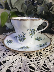 1960's Taylor and Kent Elizabethan英國製骨瓷花茶杯