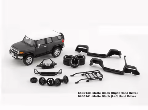 BM 1/64 2015 FJ Cruiser SUV Miniature Car by BM Creations JUNIOR 3 inches Diecast toys For Collectio