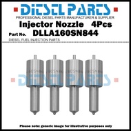4Pcs Diesel Fuel Injector Nozzle Tips DLLA160SN844 NP-DLLA160SN844 for MITSUBISHI 8DC10 8DC11 8DC8 8