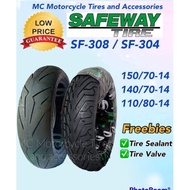 ✲SAFEWAY TIRE FOR AEROX TIRE TUBELESS 8PLY RATING( free sealant  and  pito)✪