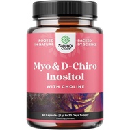 Myo-Inositol & D-Chiro Inositol Supplement for Women - Choline Supplement to Support Menstrual Cycle