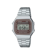 casio นาฬิกาข้อมือผู้หญิง สายสเตนเลส สีทอง รุ่น A-168WG-9W คาสิโอ้ A168 A-168 ข้อเลื่อนปรับเองได้ (w