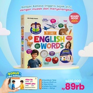 My First Book My Early English Words word boardbook my first english book buku anak 4 tahun Ziyadboo