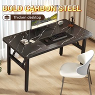 folding table100CM 80CM solid wood portable computer table Office study computer desk Office Table
